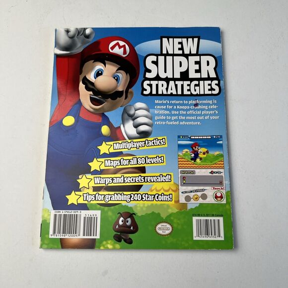 New Super Mario Bros Official Strategy Premiere Guide Book Nintendo Power DS - Picture 7 of 15